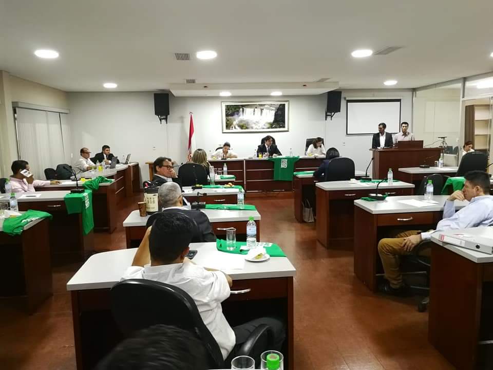 Junta Departamental repudió a Payo Cubas por agresión a policía