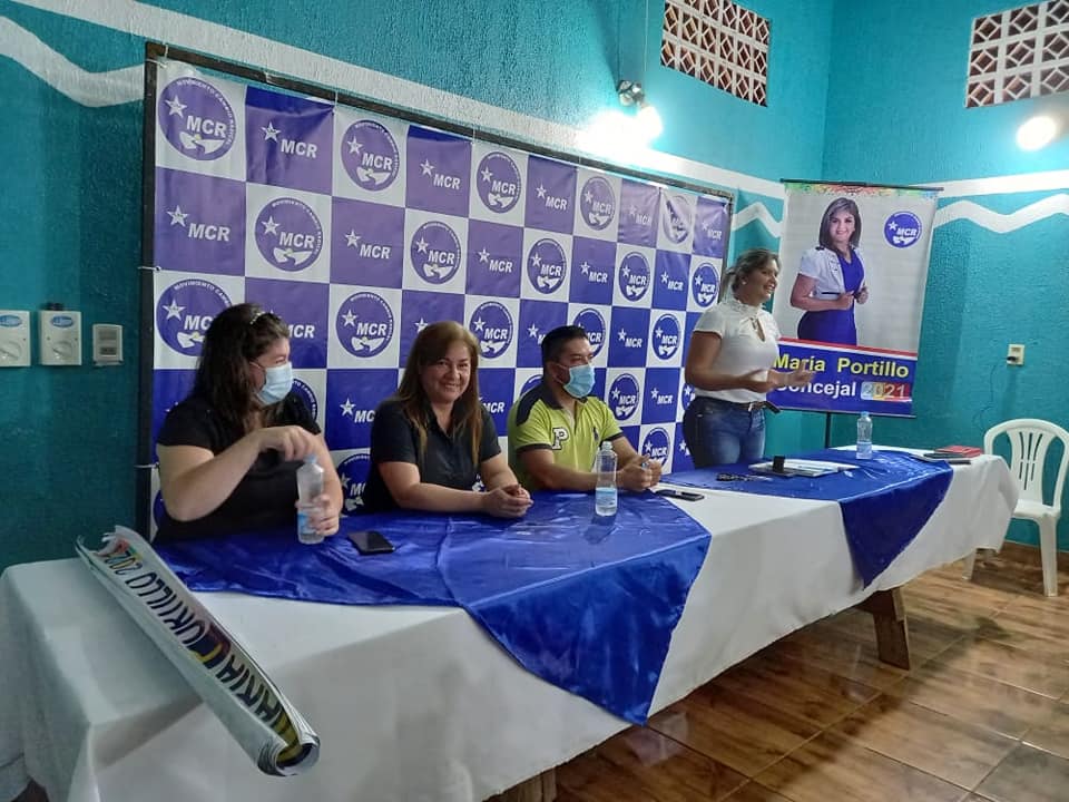 MCR oficializa la precandidatura  de Estela Enciso para la intendencia