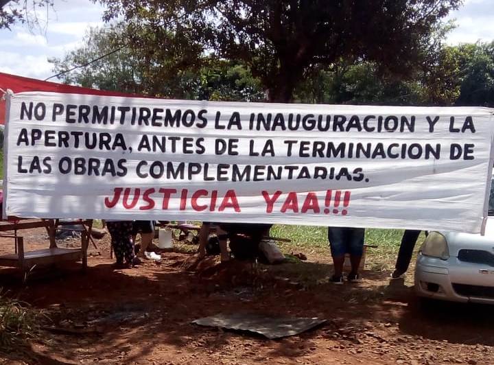 Pobladores del km 20 dicen que no dejarán que inauguren cárcel