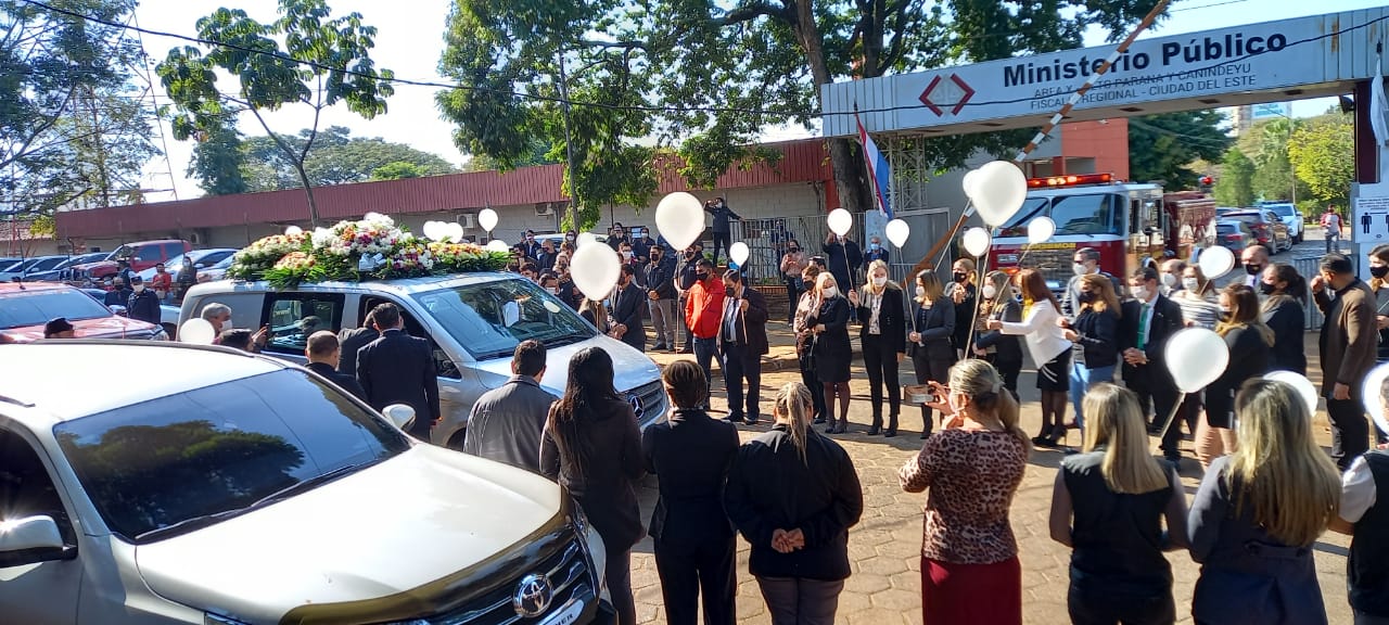 Emotiva despedida para fiscal vencida por el coronavirus en CDE
