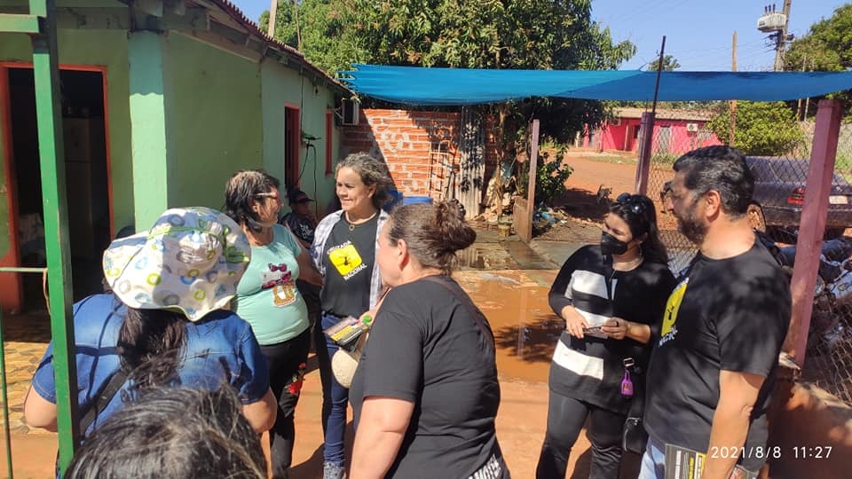 Candidata de Cruzada Nacional avanza en Presidente Franco