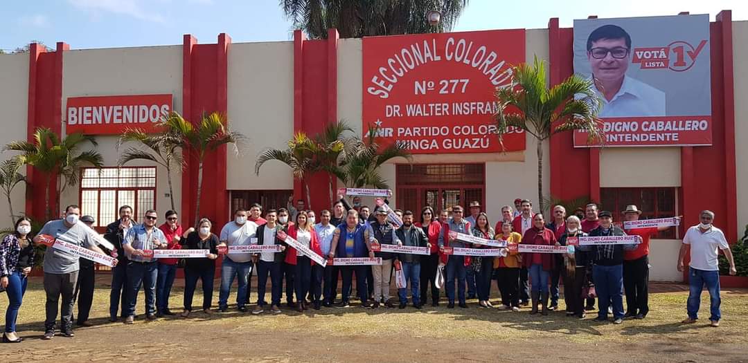 Dirigentes colorados mingueros se resisten a trabajar por candidatura de Digno Caballero