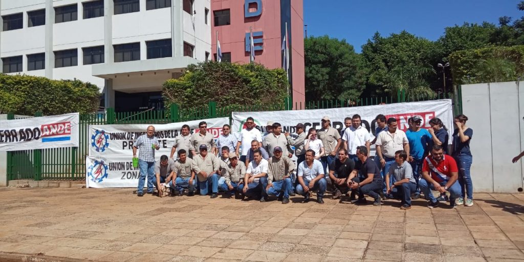 No habrá atención a usuarios de la ANDE por medida de fuerza