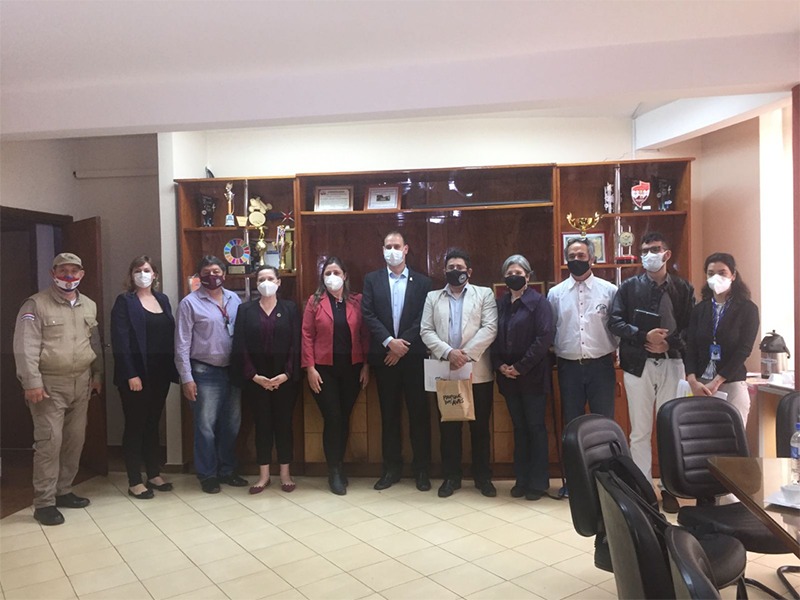 Se estrechan lazos entre Foz de Yguazú  y Presidente Franco, CDE y Hernandarias