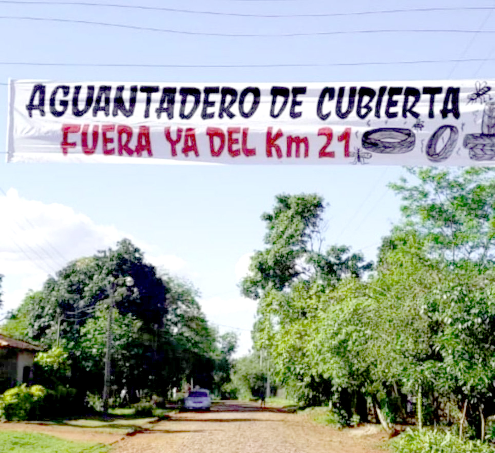 Vecinos del km 21 y 18, en pie de guerra contra una recicladora de cubiertas
