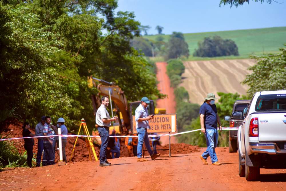 Yguazú: Cierran calle para trabajo de la subestación de 500 kv