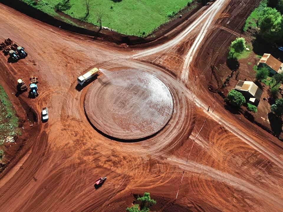 Corredor de Exportación: rotonda de Mayor Otaño va tomando forma