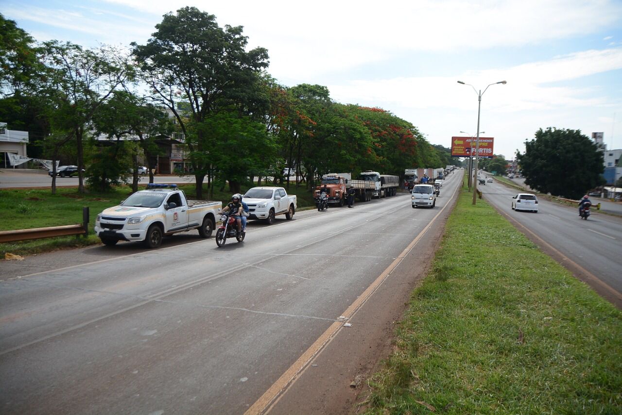 Camioneros despejarán la Ruta PY02 en zona céntrica, prometen