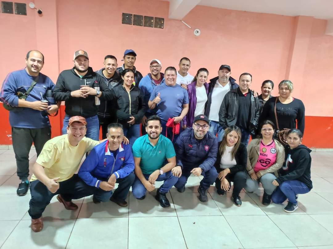 Vidal Vázquez en plena tarea de estructurar su equipo de campaña