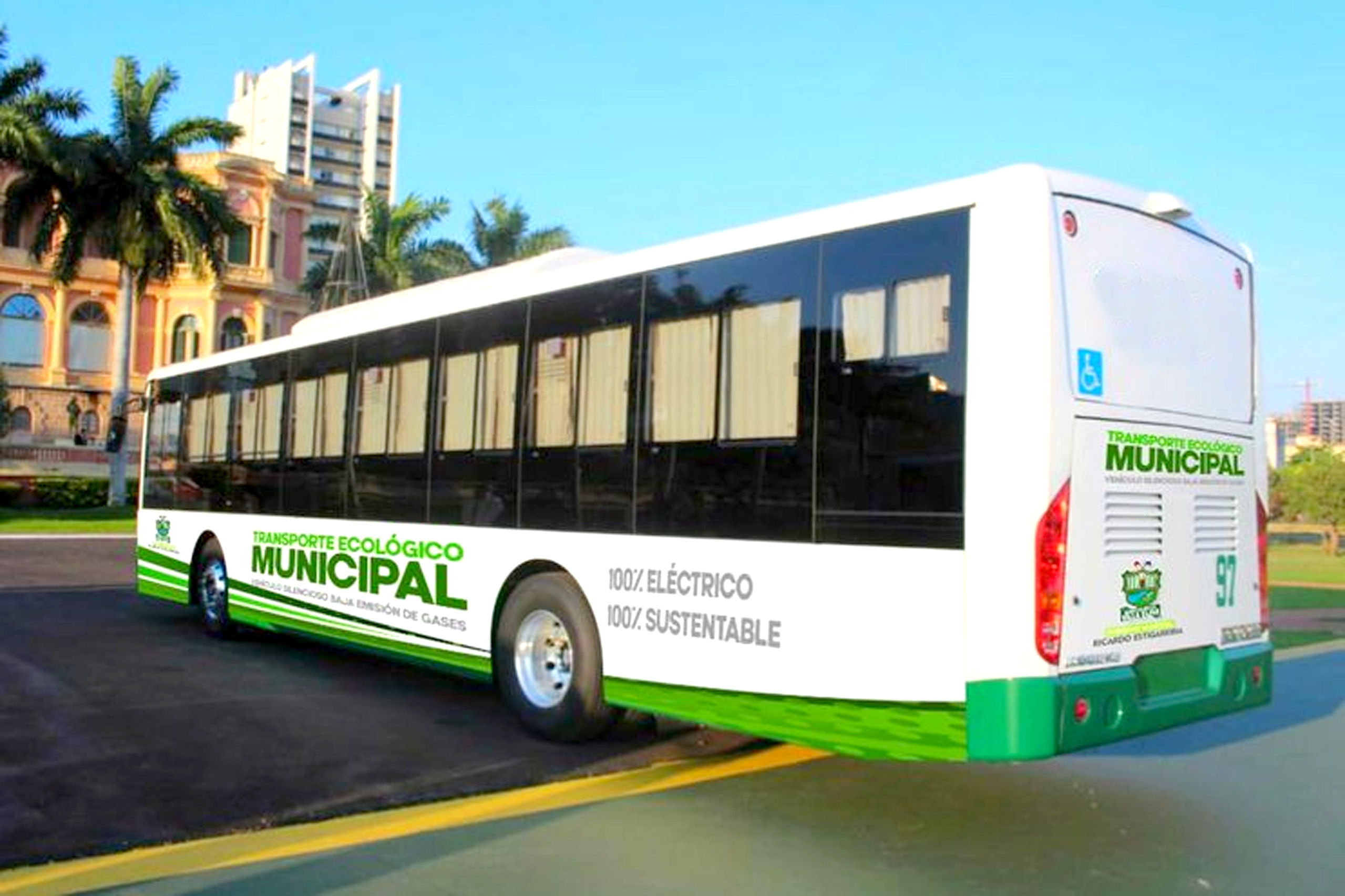 Miguel Prieto presenta proyecto  para adquirir 20 buses eléctricos