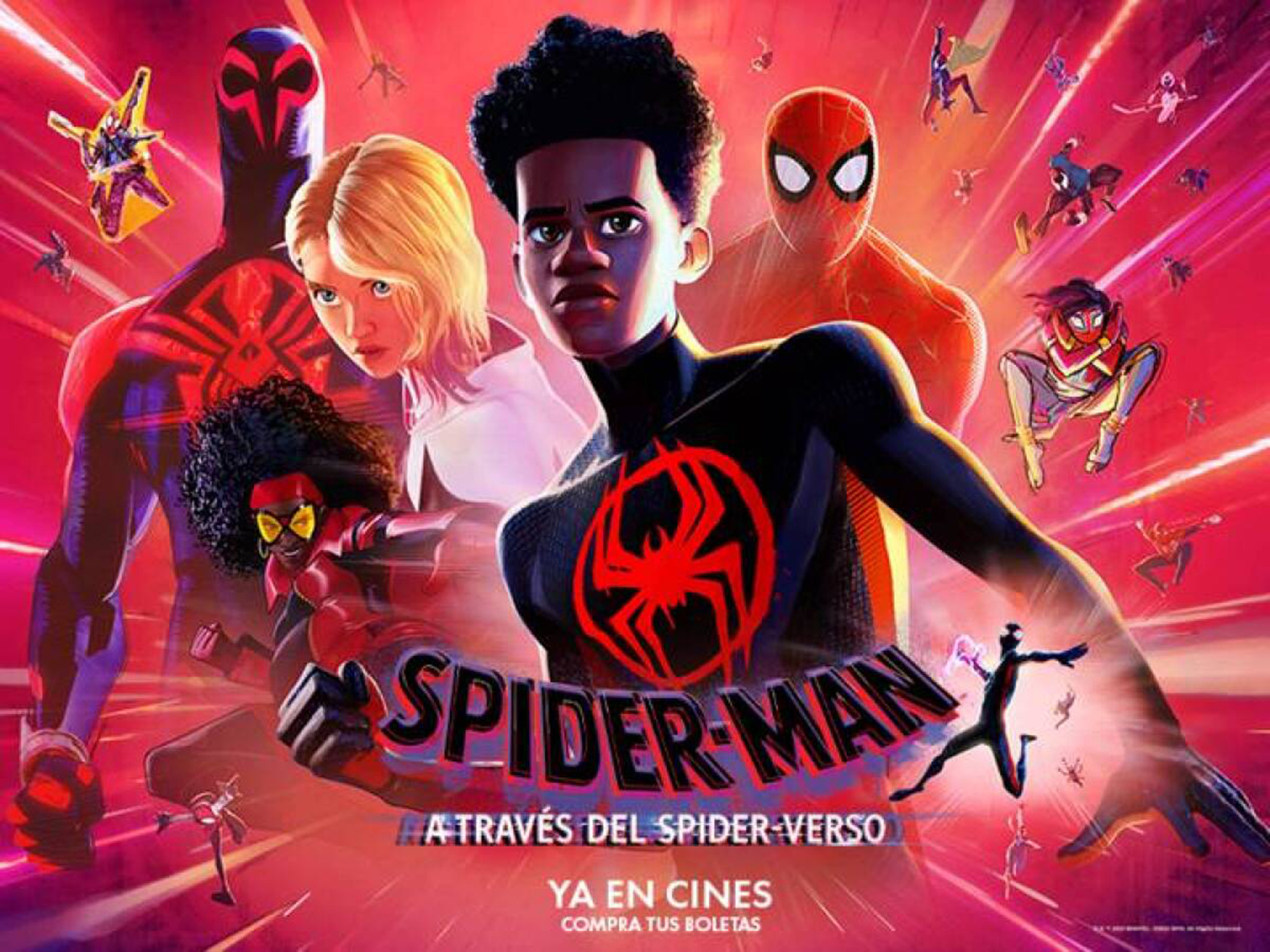 “Spiderman: A través del spider- verso” encabeza la nueva cartelera en los cines