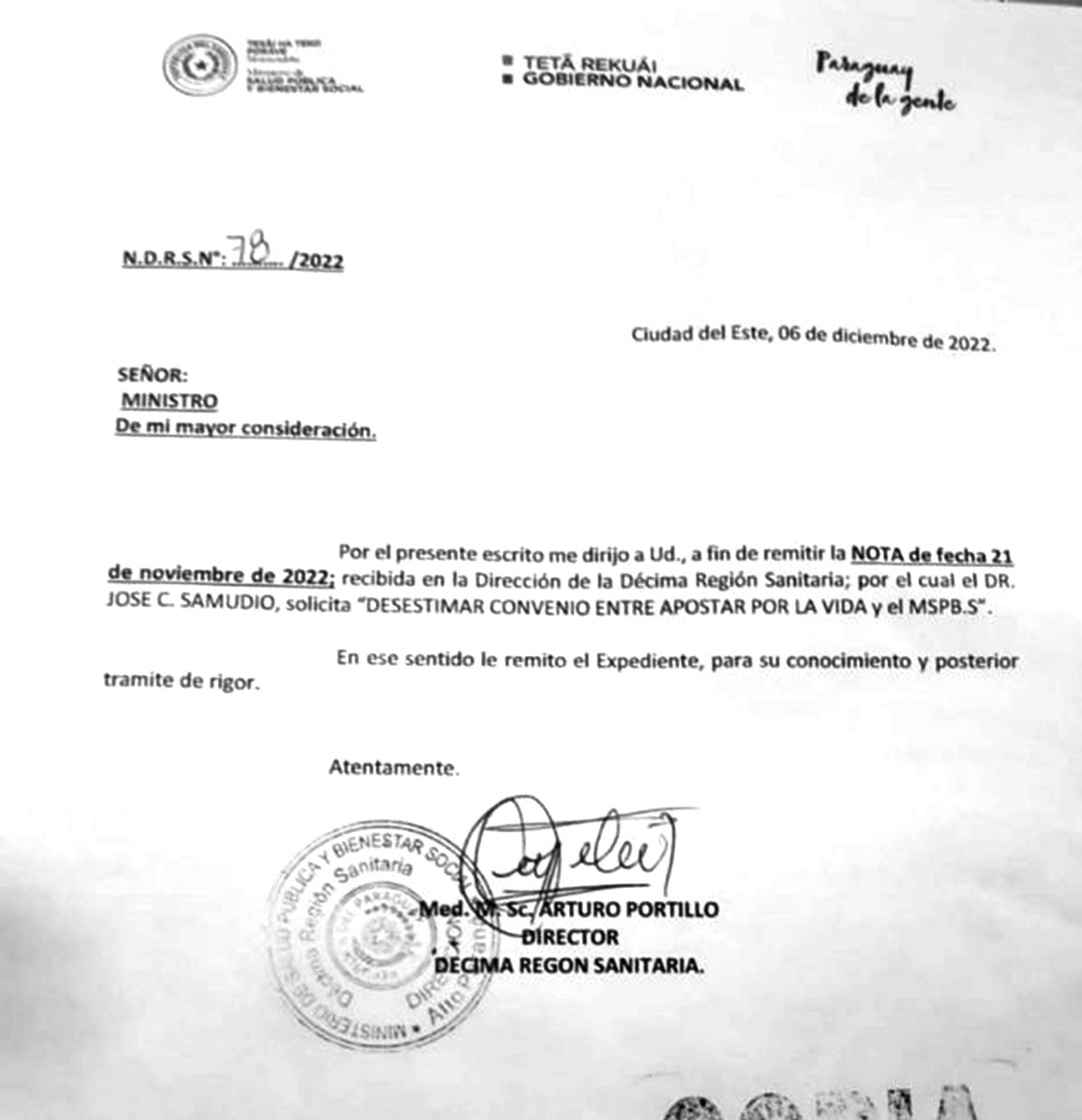 Sorpresa por pedido de fin de convenio entre fundación y MSP