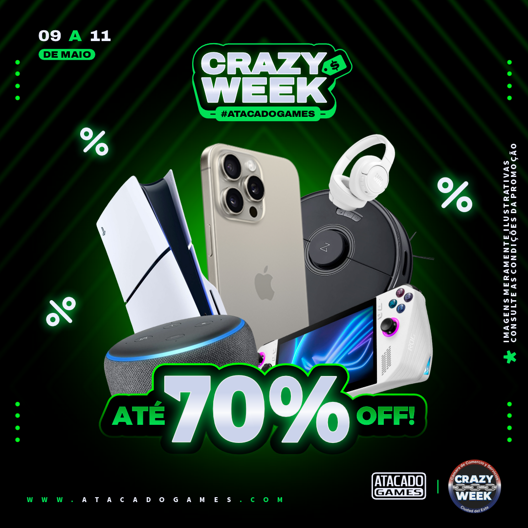 Crazy Week promete impulsar el comercio en Paraguay con descuentos de hasta el 70%