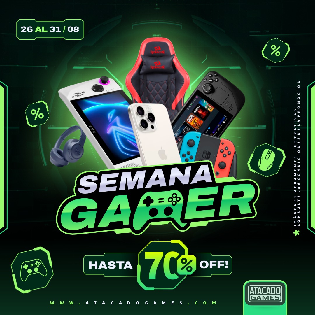 Atacado Games prepara semana especial para los amantes de los videojuegos