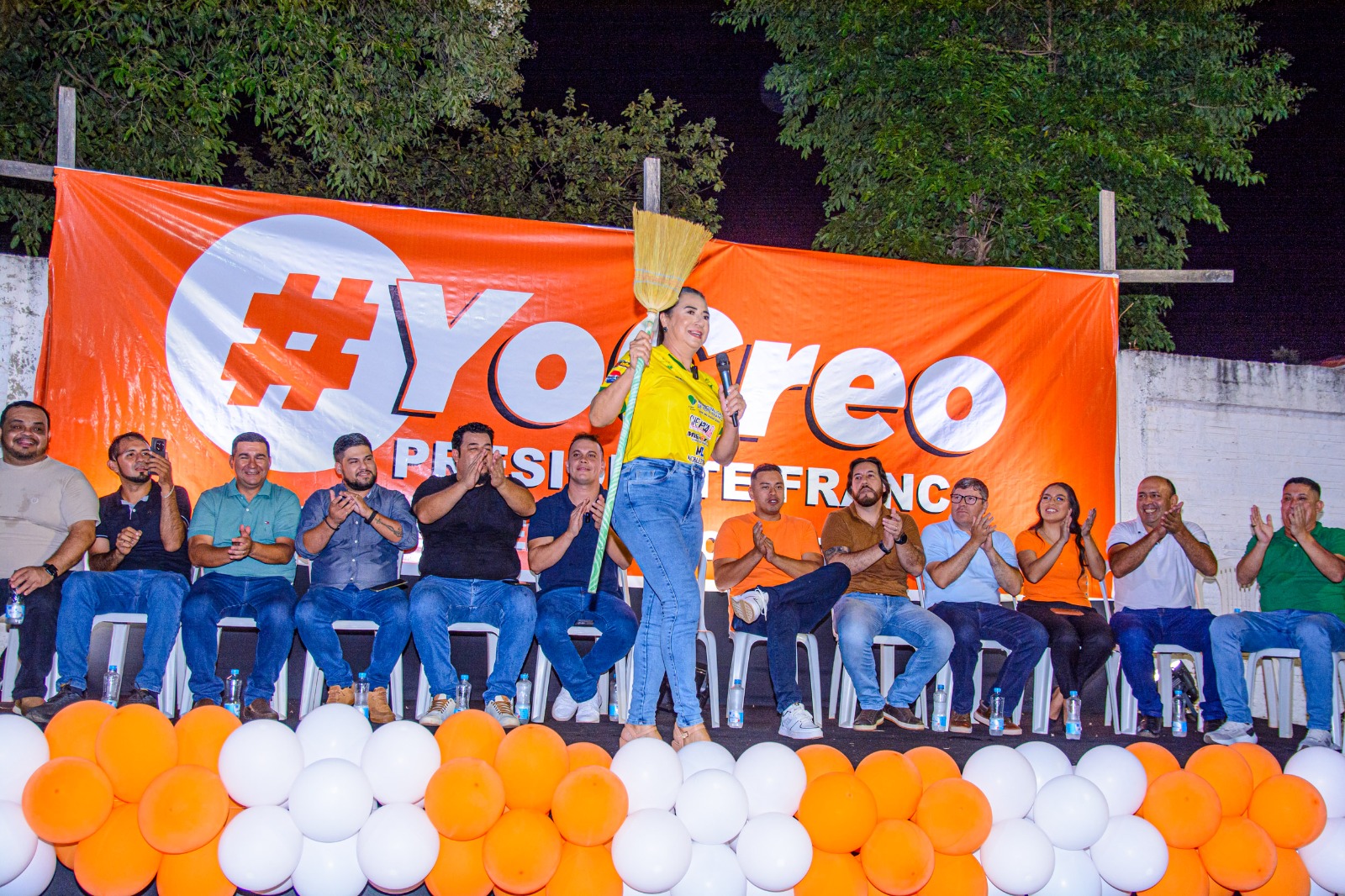 Masiva convocatoria de apoyo para candidata de YoCreo a la Intendencia de Pdte. Franco