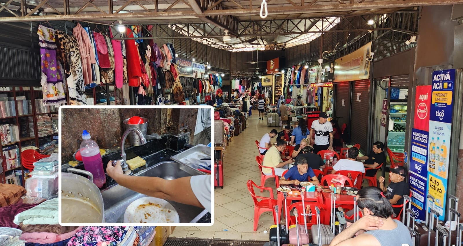 Galería Paraguay sin agua y ESSAP ignora reclamo de afectados en la zona primaria