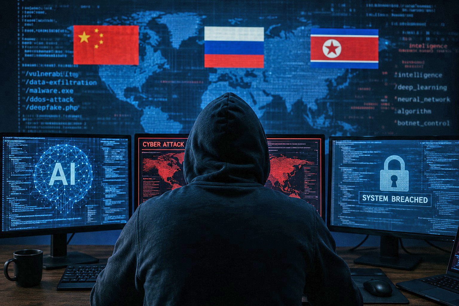 China, Rusia y Corea del Norte intensifican  uso de IA en los ciberataques, según Google