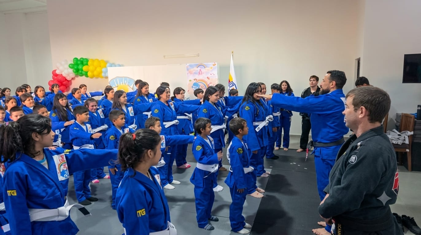 Hogar Las Tías de CDE estrena espacio y equipamiento para práctica de Jiu-Jitsu